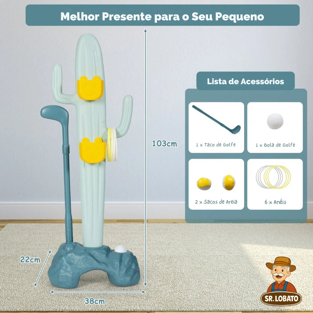 Brinquedo 3 em 1 Cato com Jogos de Lançamento – Para Crianças 3+ Anos