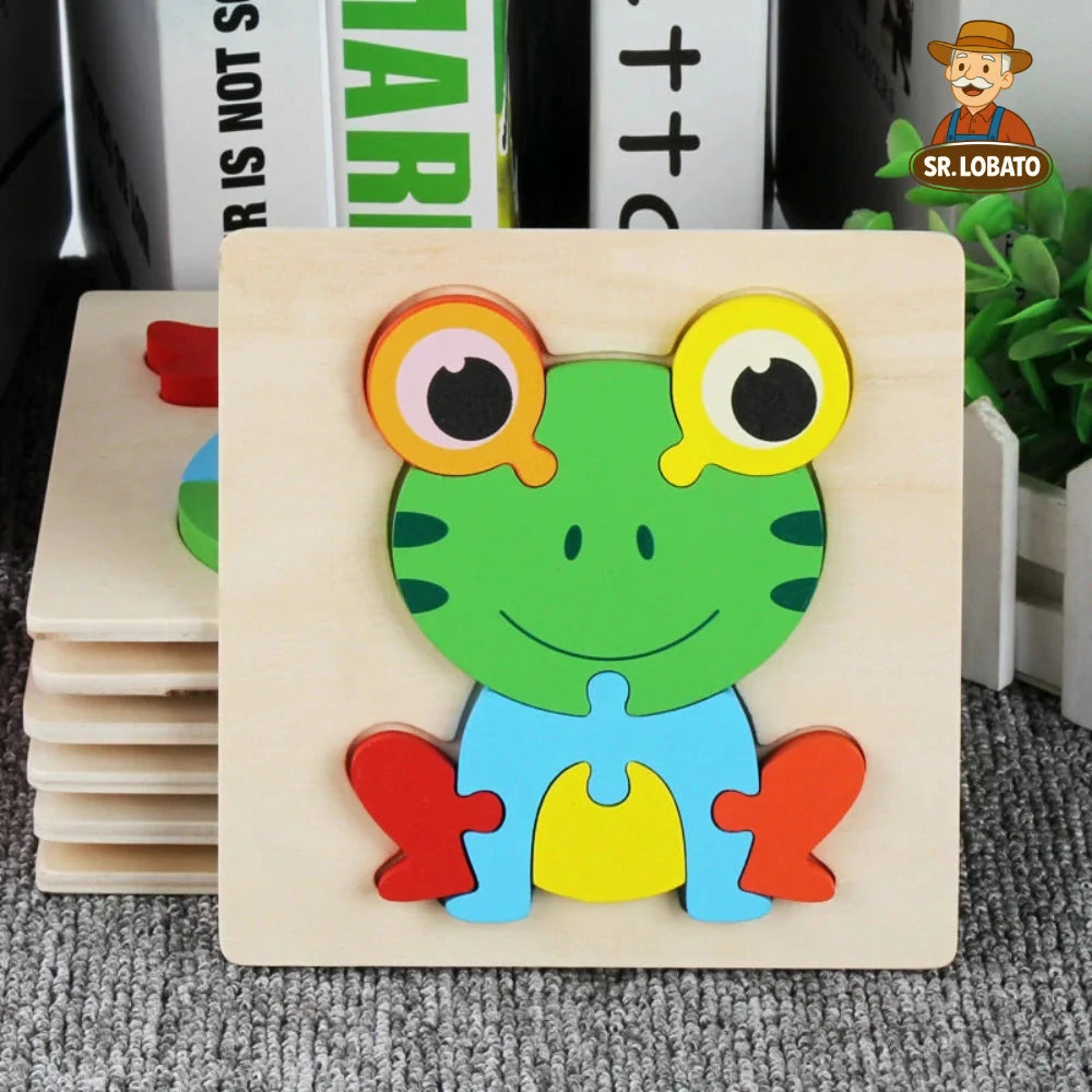 Jogo Educativo Infantil em Madeira 3D – Painéis Didáticos